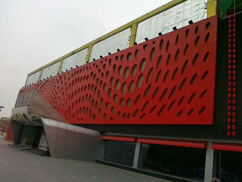 穿孔铝单板、镂空铝单板、弧形铝单板